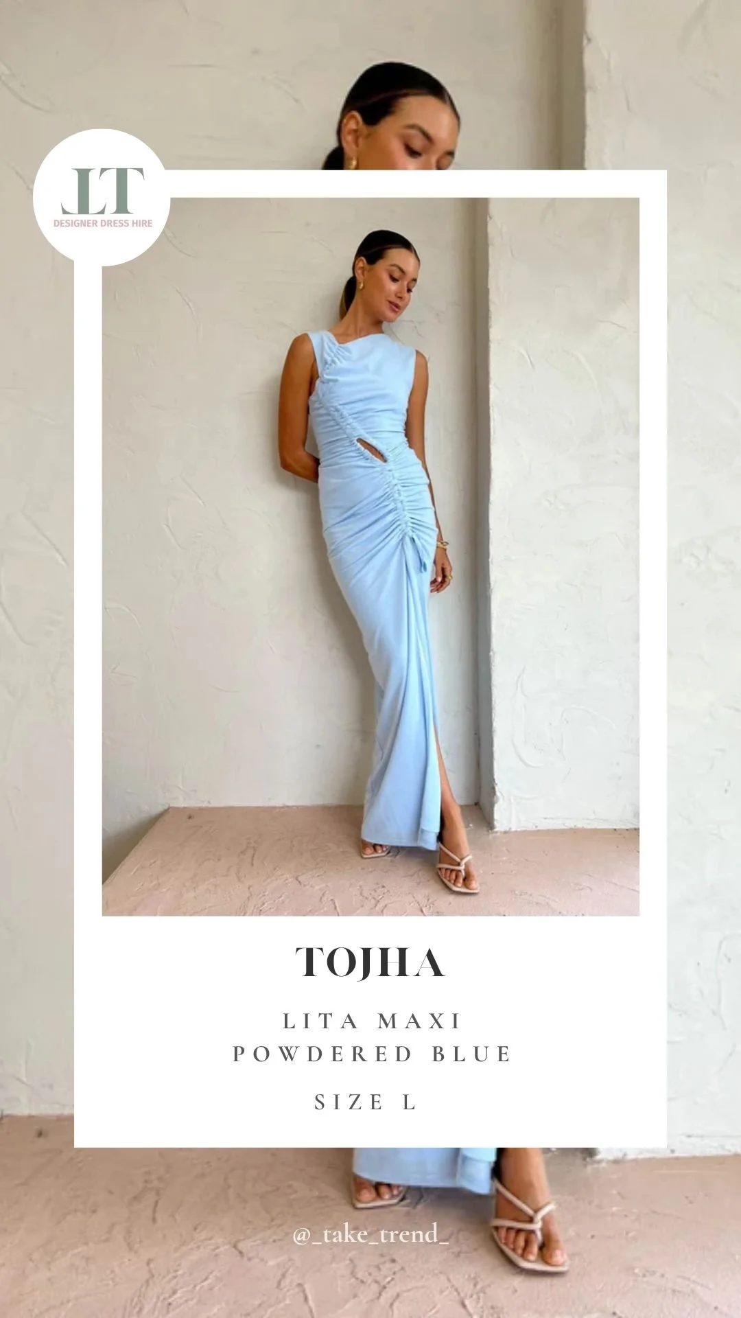 TOJHA — Lita Maxi — Powdered Blue