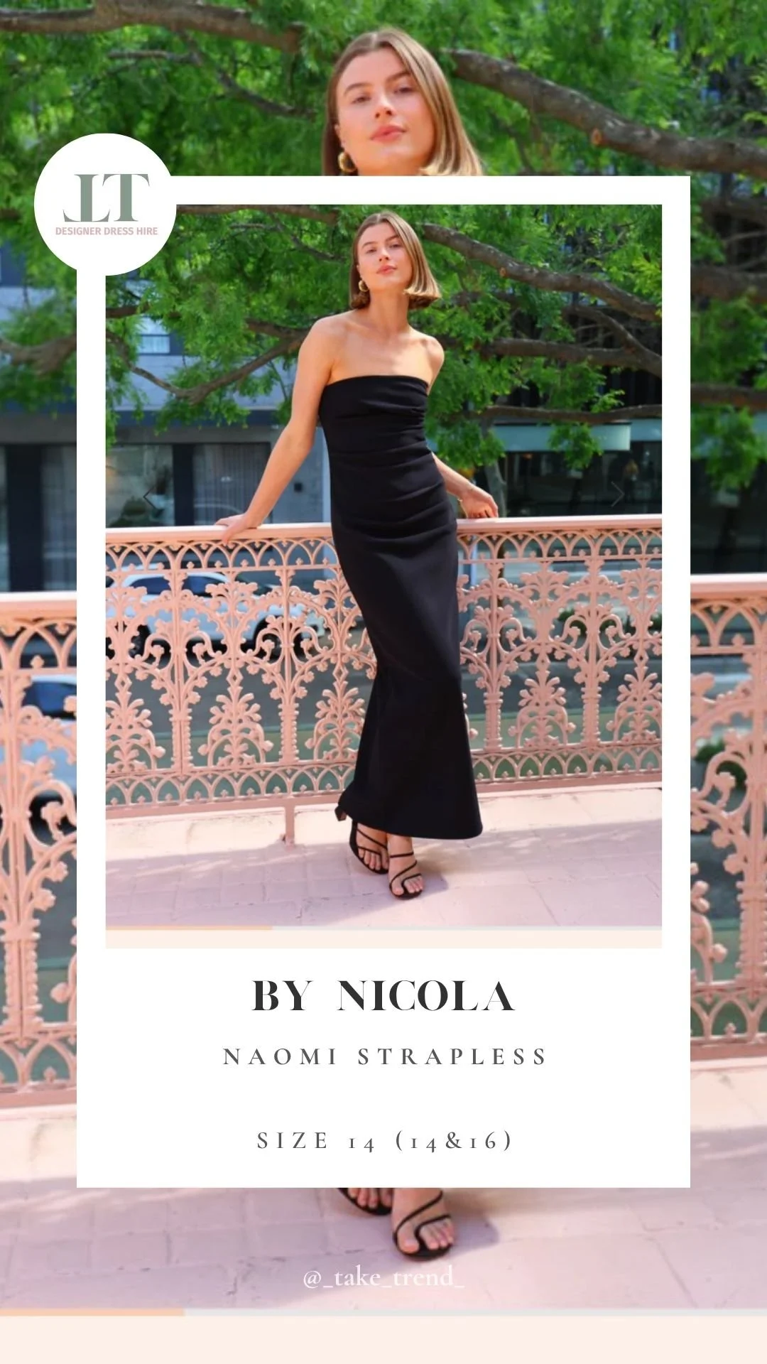 BY NICOLA — Naomi Strapless