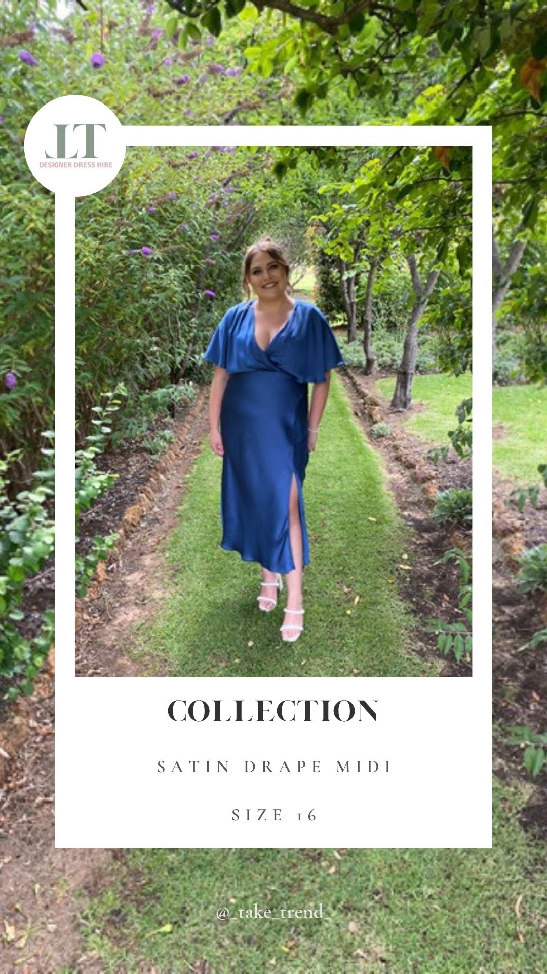 COLLECTION — Satin Drape Midi