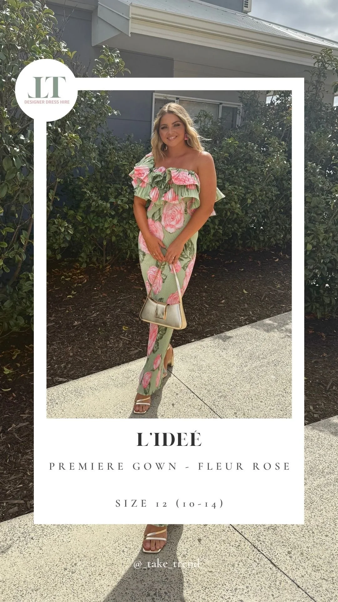 LIDEE — Premiere Gown — Fleur Rose