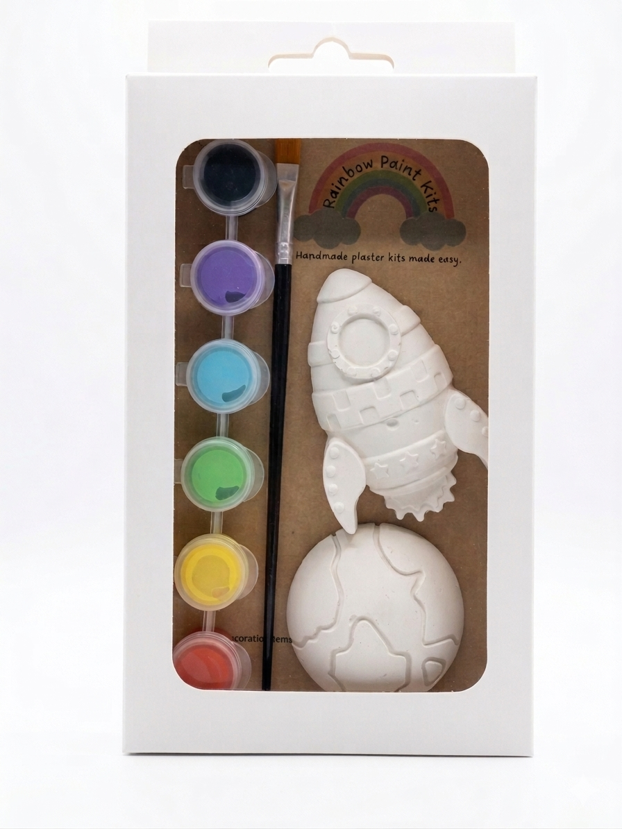 Rocket & Space Plaster Painting Kit