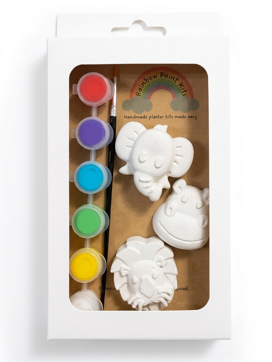 Jungle Animals Plaster Painting Kit