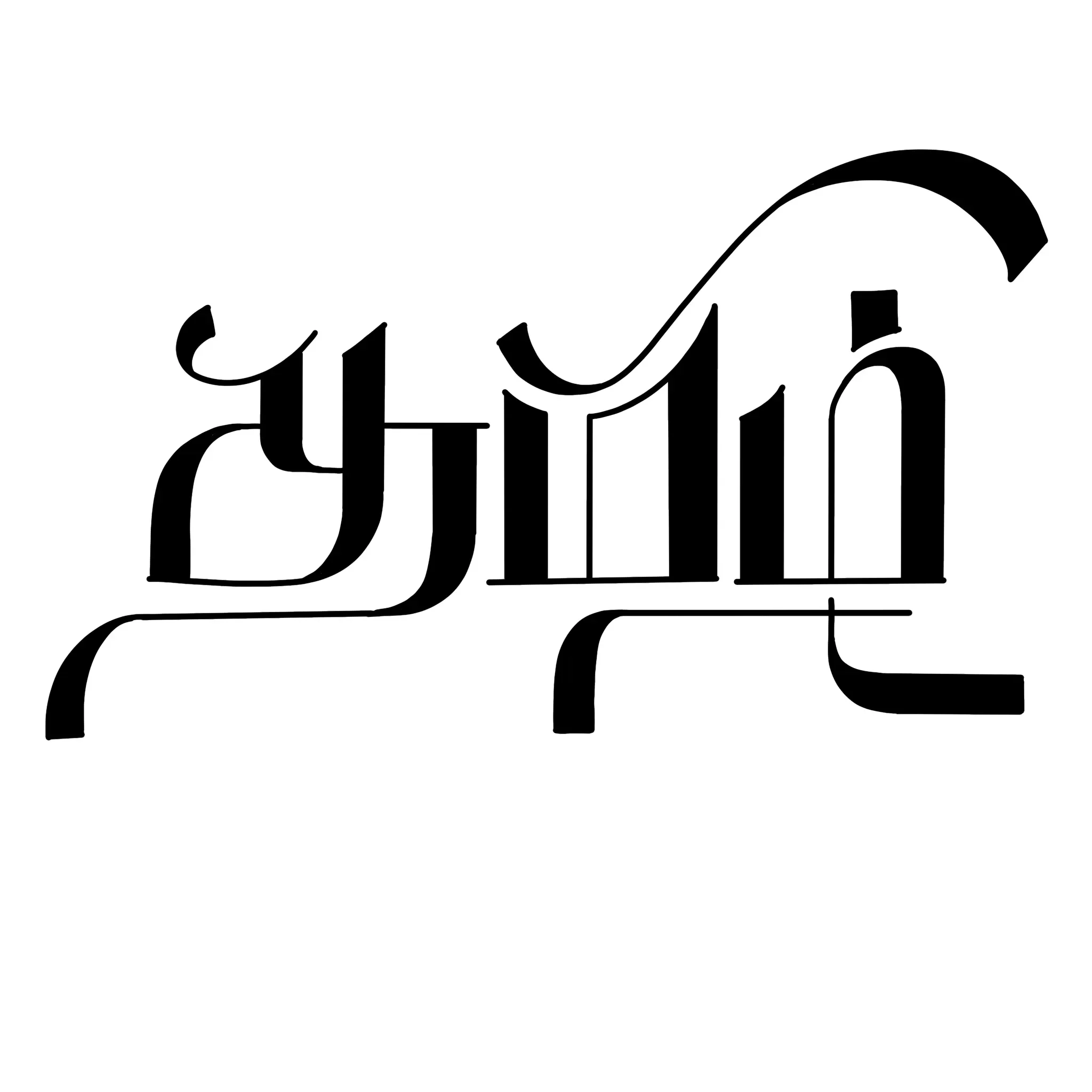 Expressive Tamil script designed with contemporary aesthetics.

