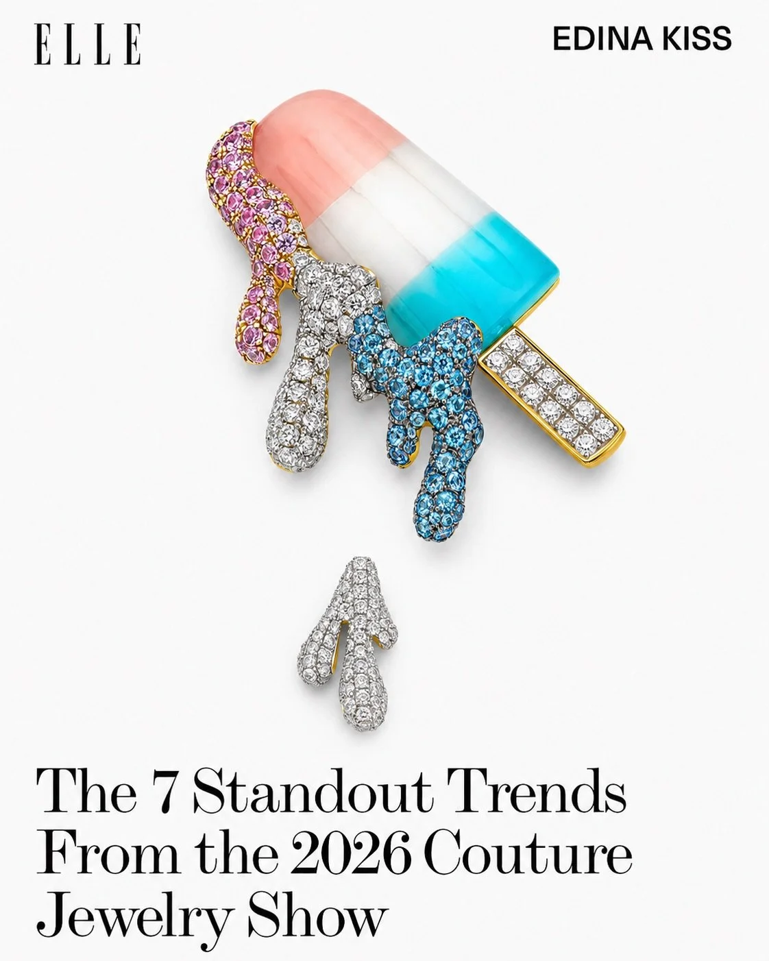 Thank you @elleusa and @awolfestyle for featuring @edinakissjewelry &amp; @buddha_mama in your COUTURE show feature! What a thrill! &hearts;️