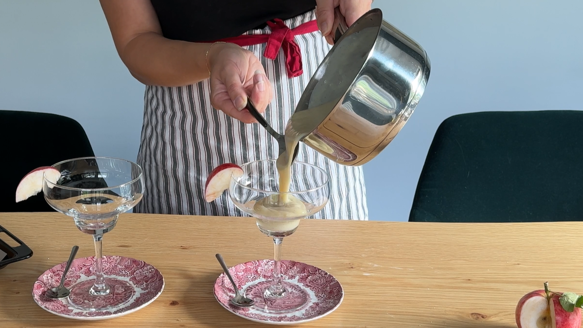 Vegan vanilla sauce
