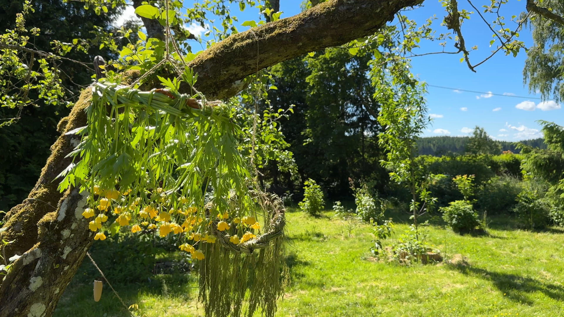 (Mid)summer Grass Wreath Decoration