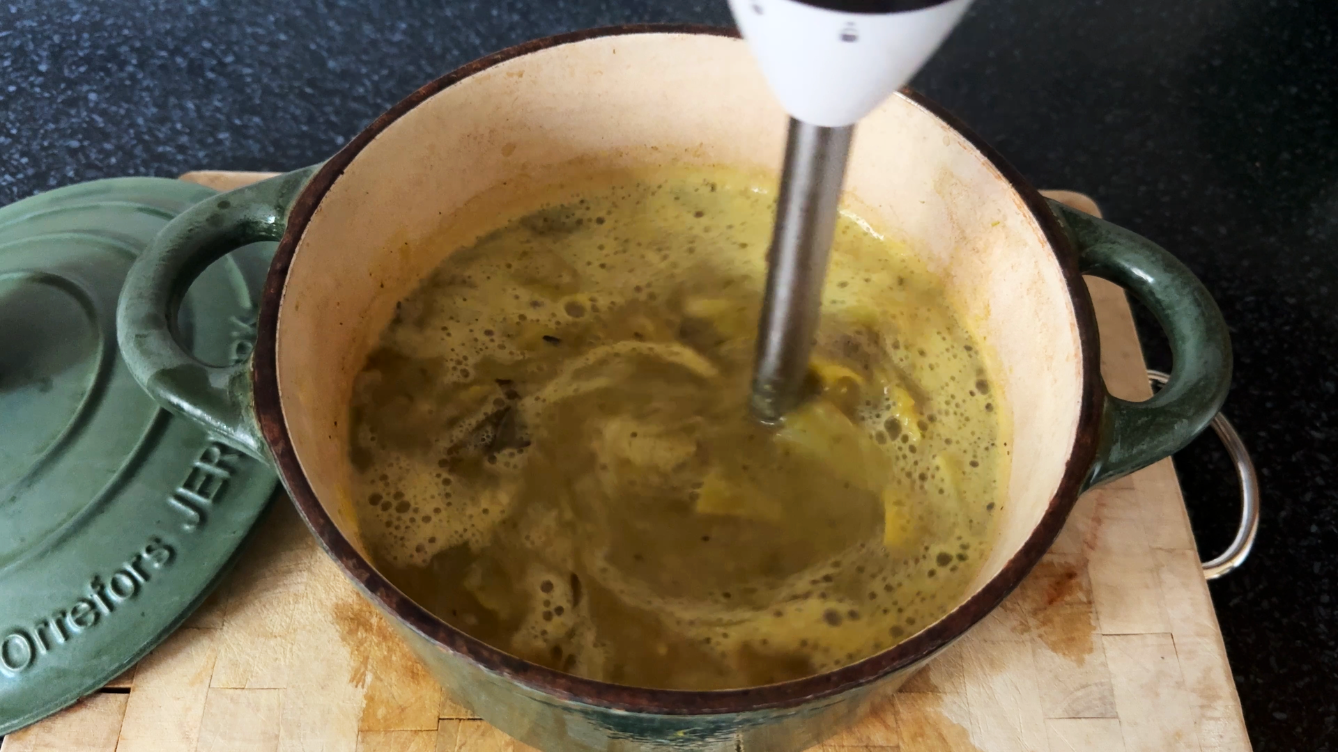 Puree the ingredients