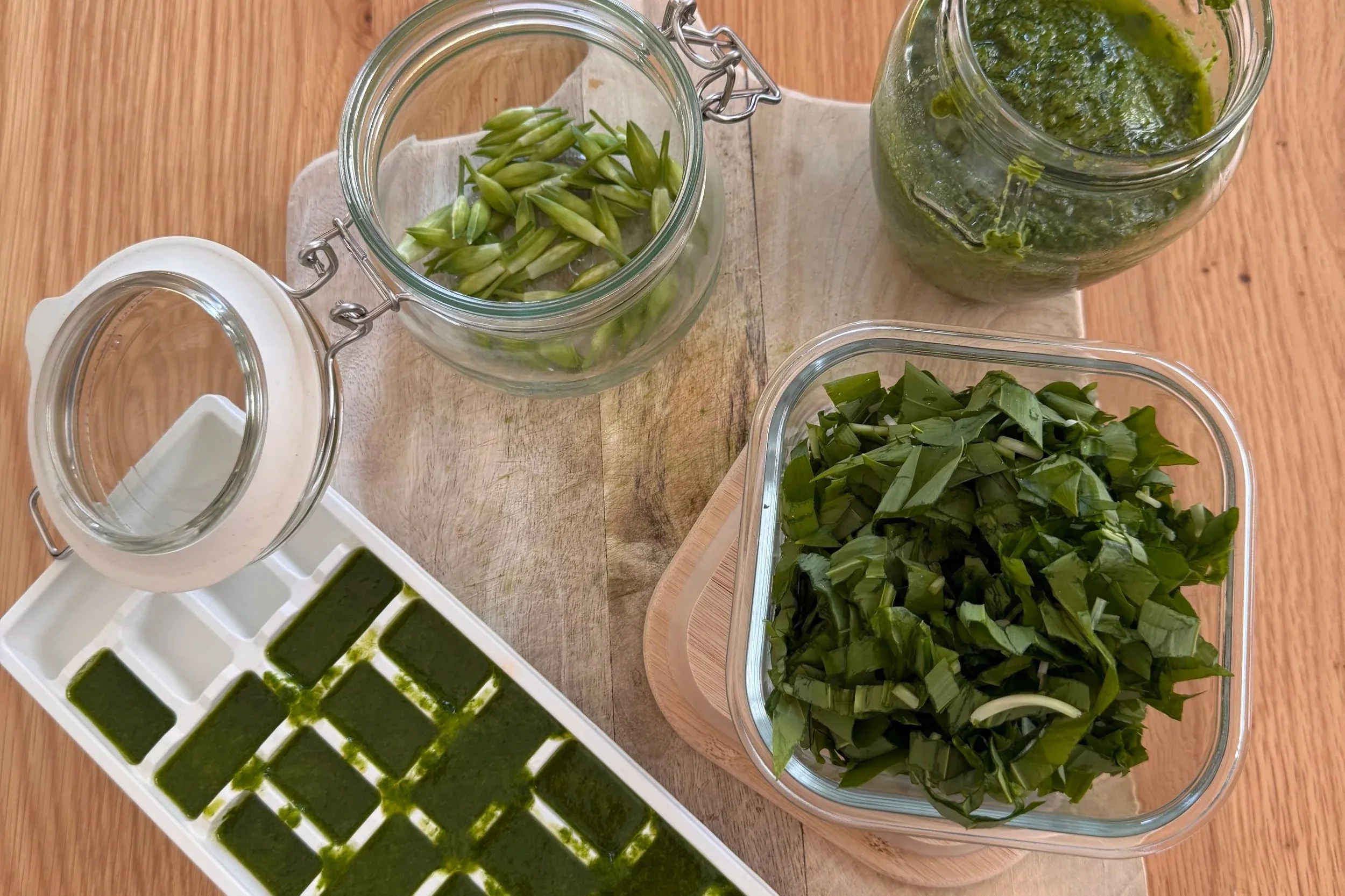 A Year of Wild Garlic – Four Simple Preservations