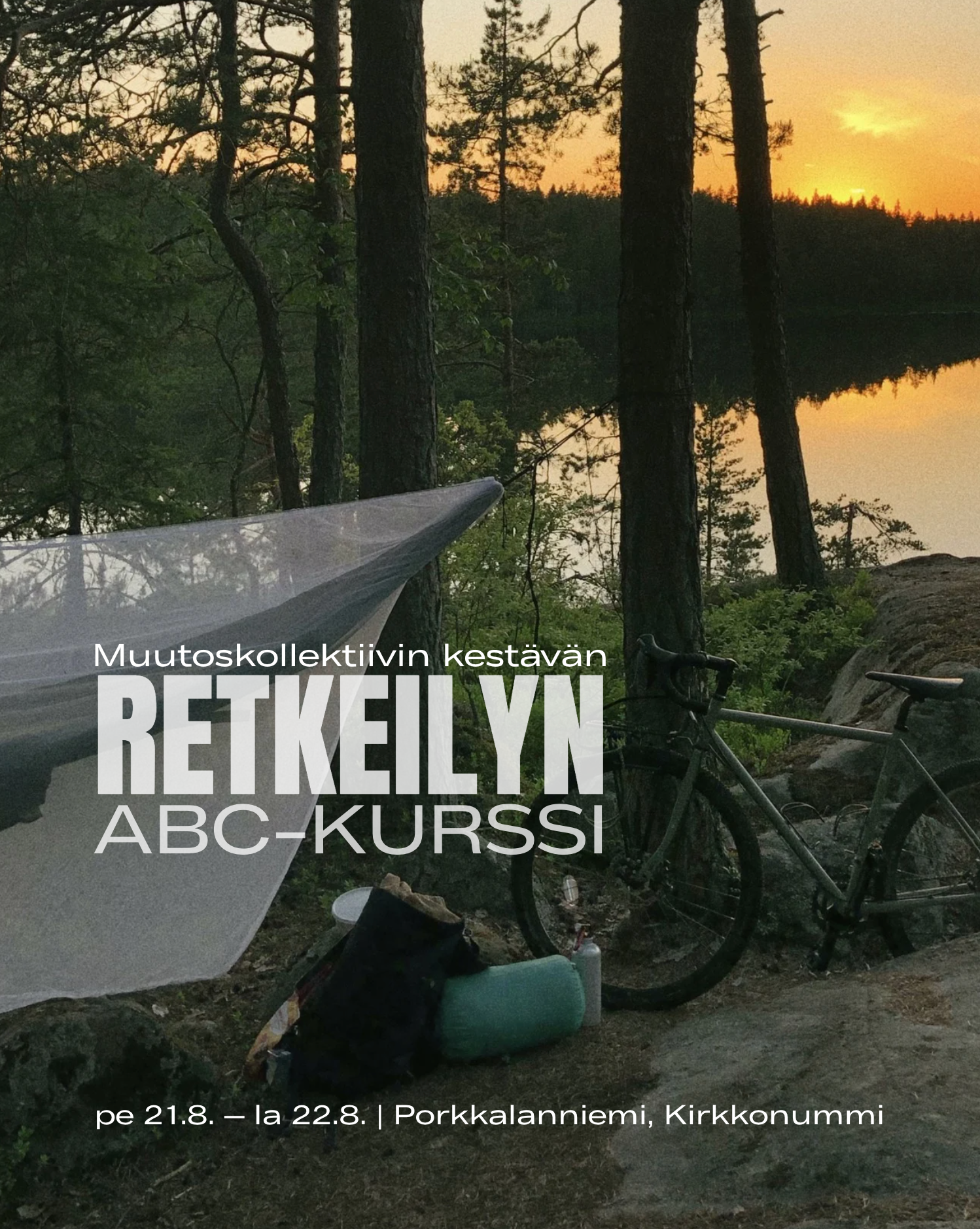 Muutoskollektiivi x Eräjoppa - Kestävän retkeilyn ABC kurssi