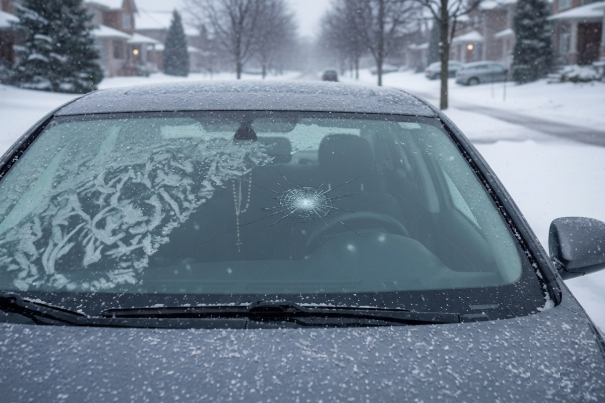 Can Extreme Heat or Cold Cause Existing Windshield Chips to Spread?