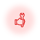 Icon of a hand holding a wrench