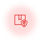 Shield with a check mark inside a location pin on a map