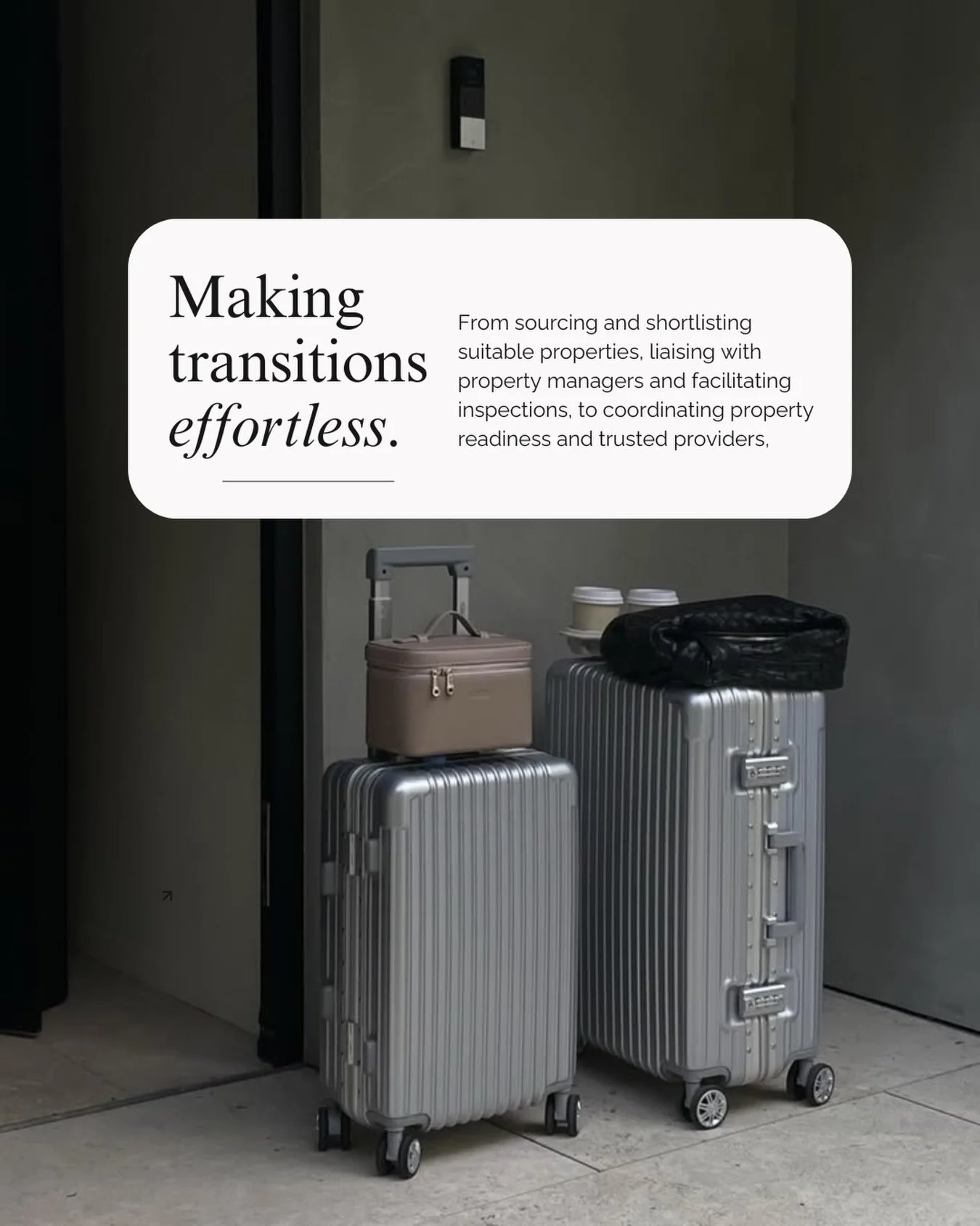 Relocating can be exciting. It can also be overwhelming.

The logistics.
The unknowns.
The time.
The research.
The countless moving parts.

Whether relocating locally, interstate or internationally, the process often involves far more than simply mov