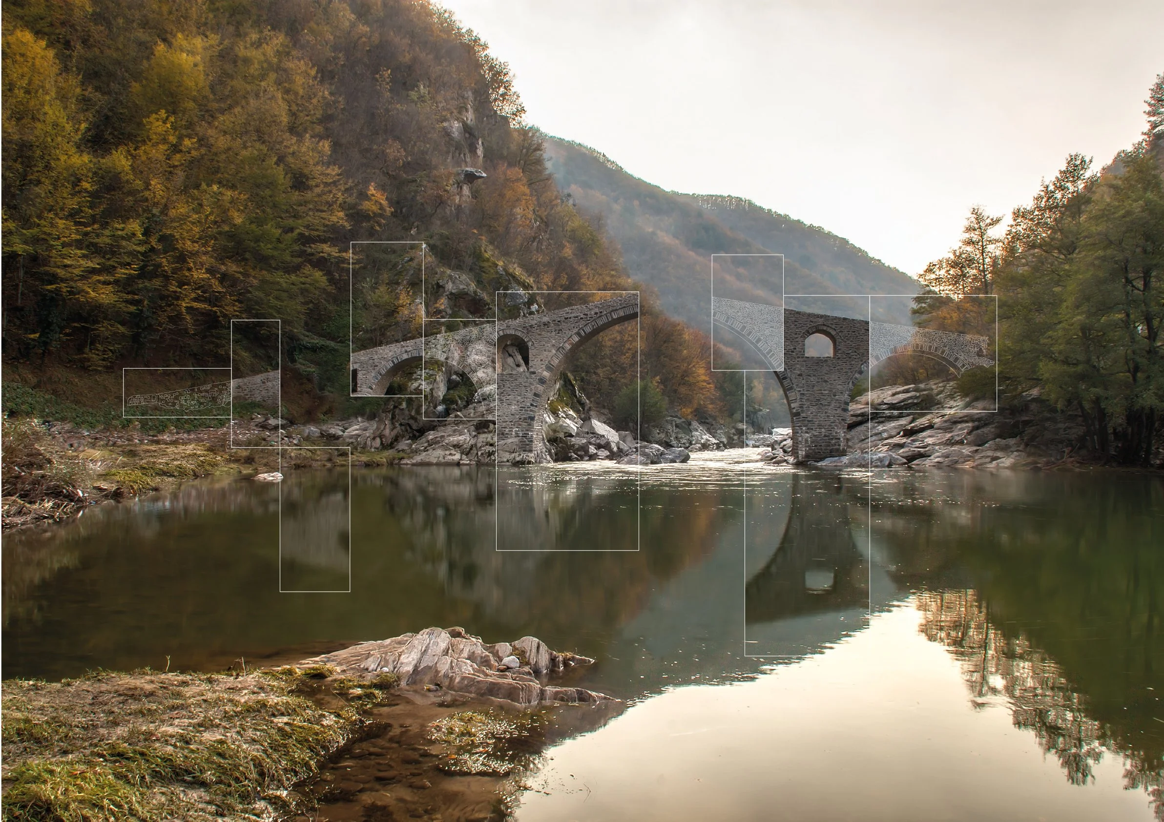 Ein Foto von der Teufelsbrücke in (Ardino • Bulgarien) bearbeitet von Hati Gerhard Holzinger.