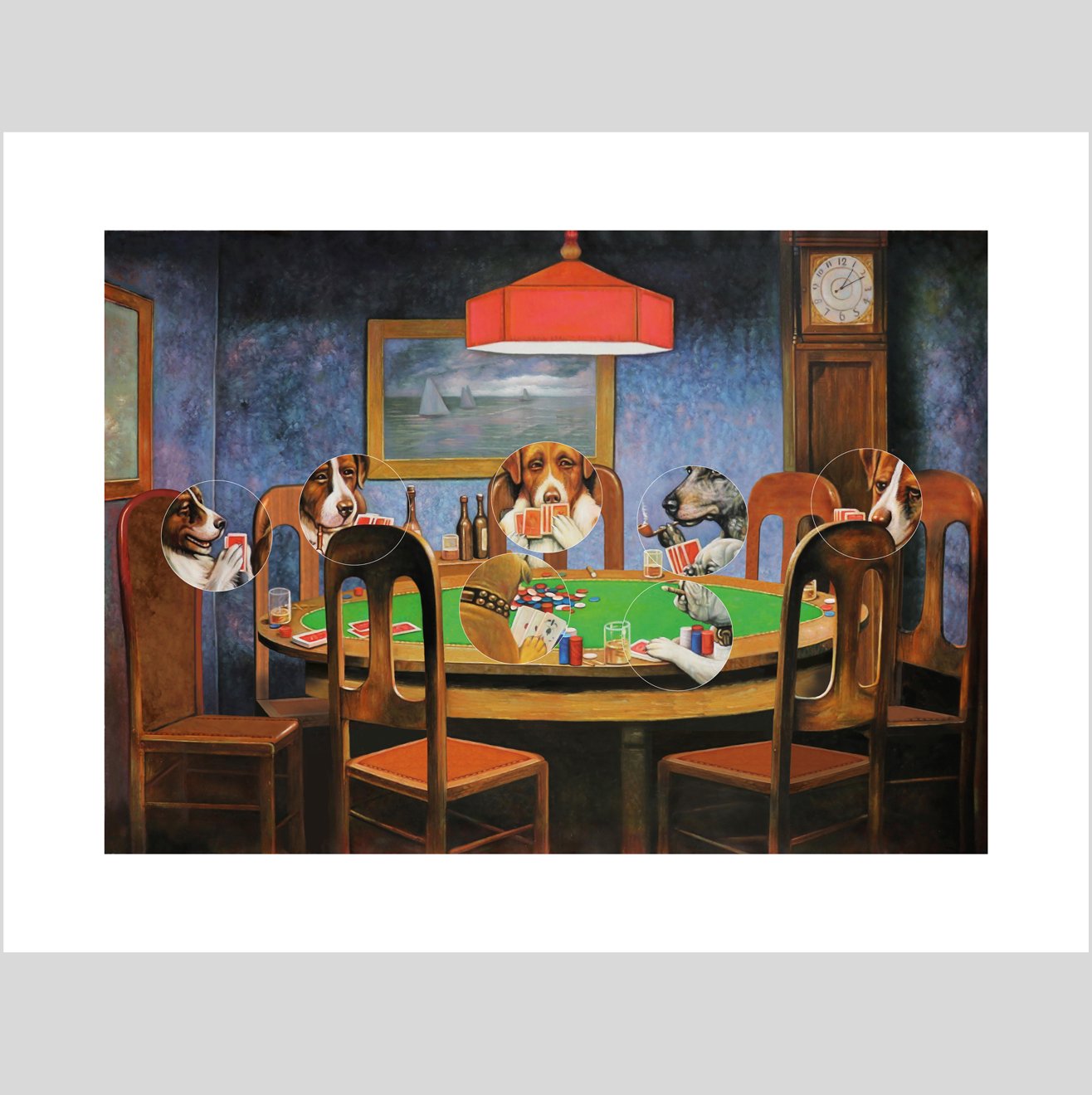 Dogs Playing Poker
