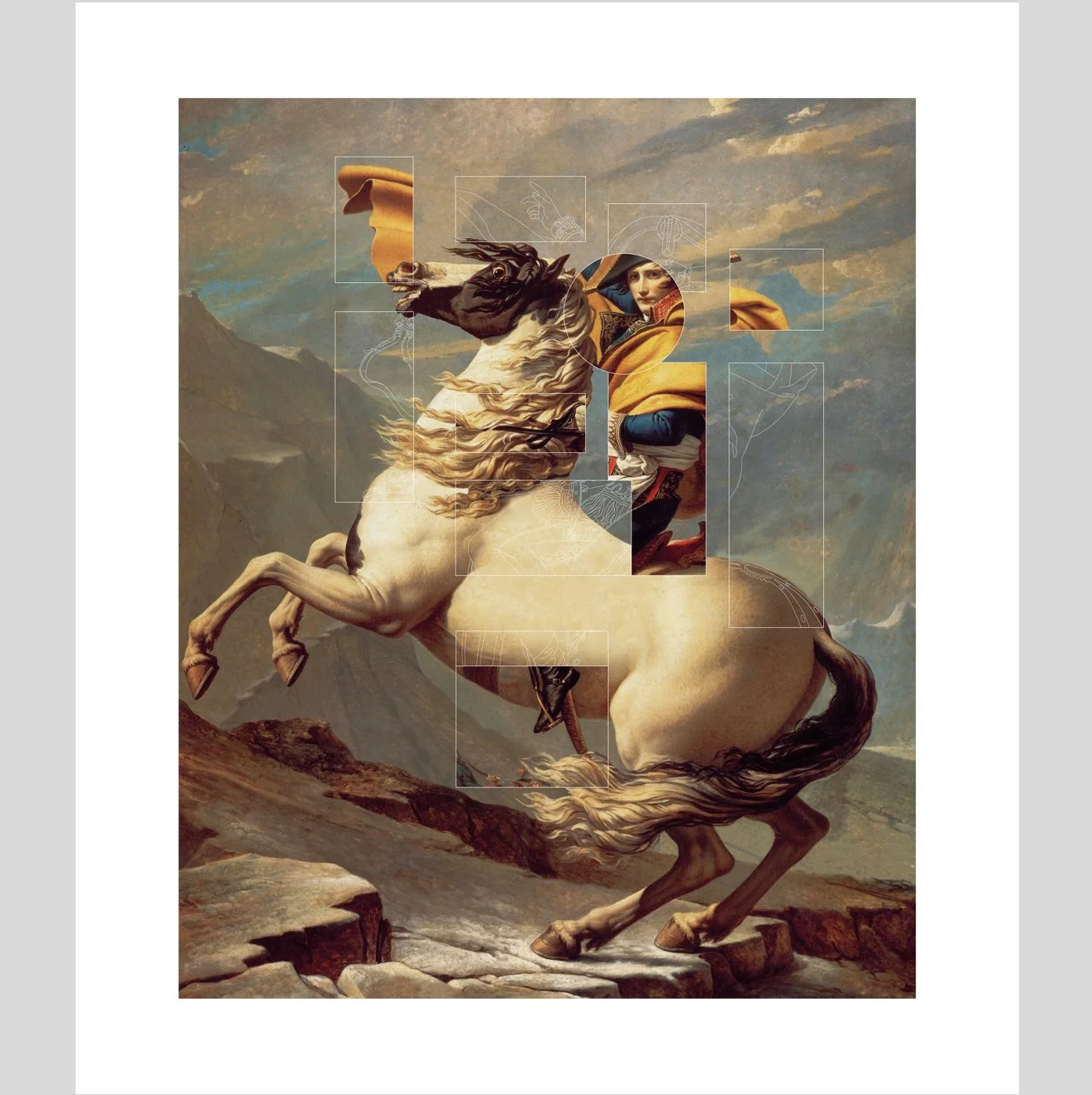 Bonaparte beim Überschreiten der Alpen