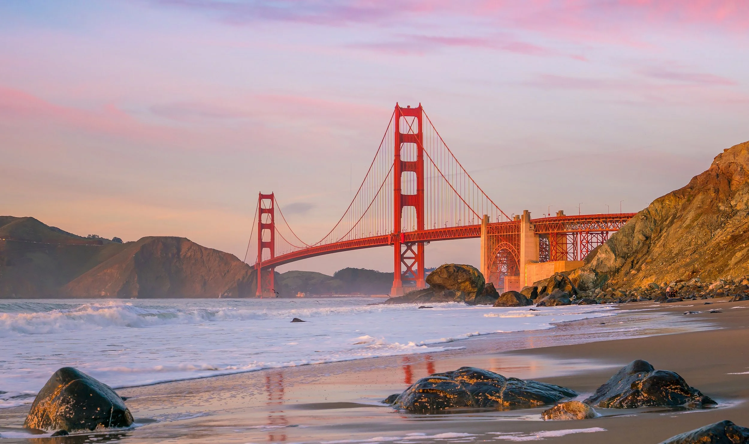 Ein Foto von der Golden Gate Bridge (San Francisco • Kalifornien • USA).