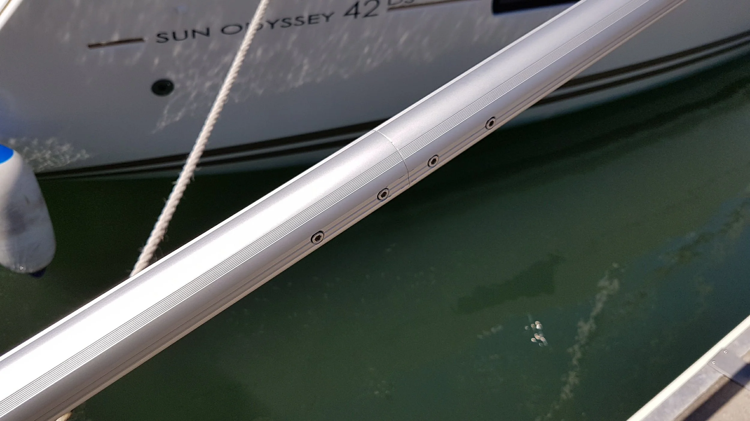 Reefit Tasman foil profile showing the sail groove and extrusion design. (Copy) (Copy)