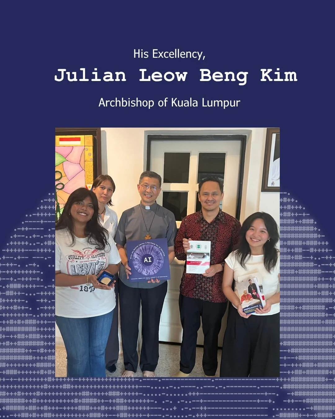 We are greatly inspired and influenced by Pope Leo XIV&rsquo;s Magnifica Humanitas (Magnificent Humanity), an encyclical on safeguarding our humanity in the emergence of AI. Hence it was a privilege to present our manifesto to His Excellency, Julian 