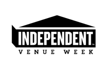 Independent Venue Week logo, an example of a client who required a live event to be recorded, including professional video coverage and audio recording.
