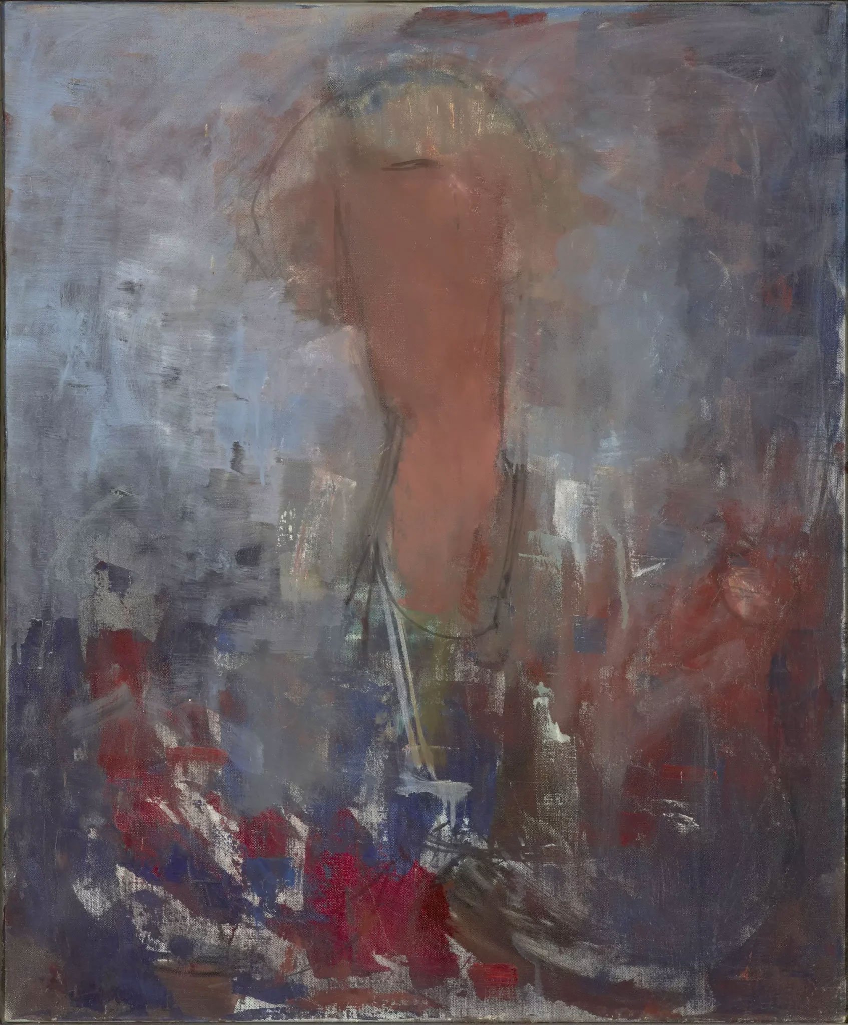 Portrait of Mrs Hope Scott, oil on canvas 1975 by William Johnstone.
