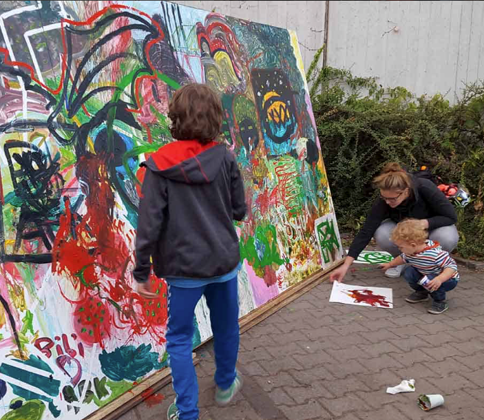 Wiesenburg Werkhalle: Malworkshop für Kinder