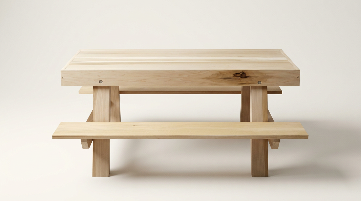Classic Handmade Picnic Table