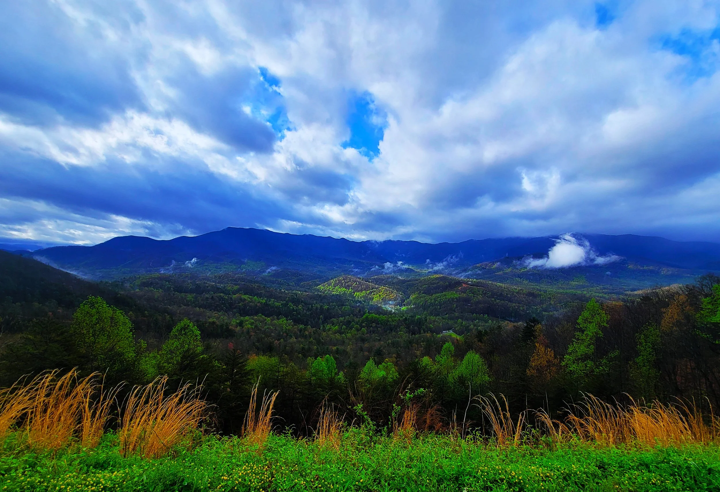 Brilliant Blue Ridge Mountains