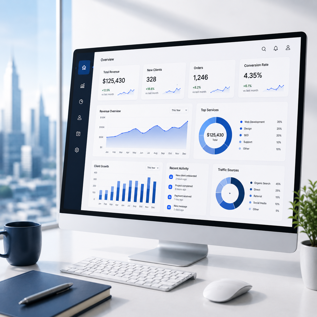 Custom Business Dashboard