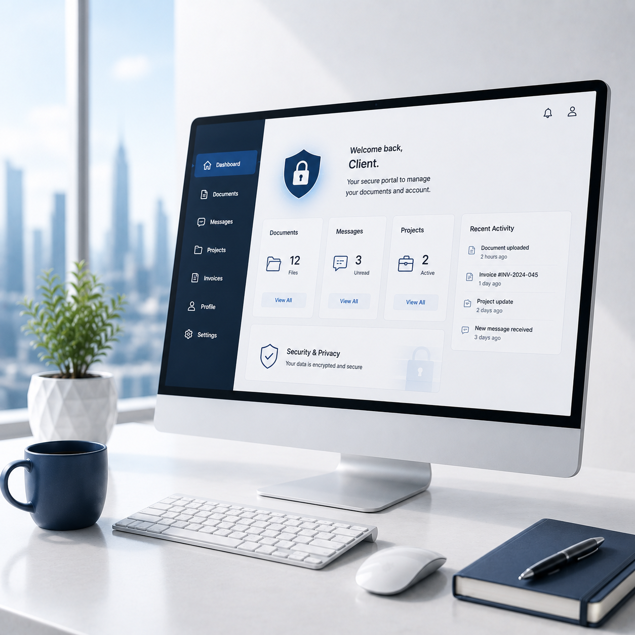 Secure Client Portal Development
