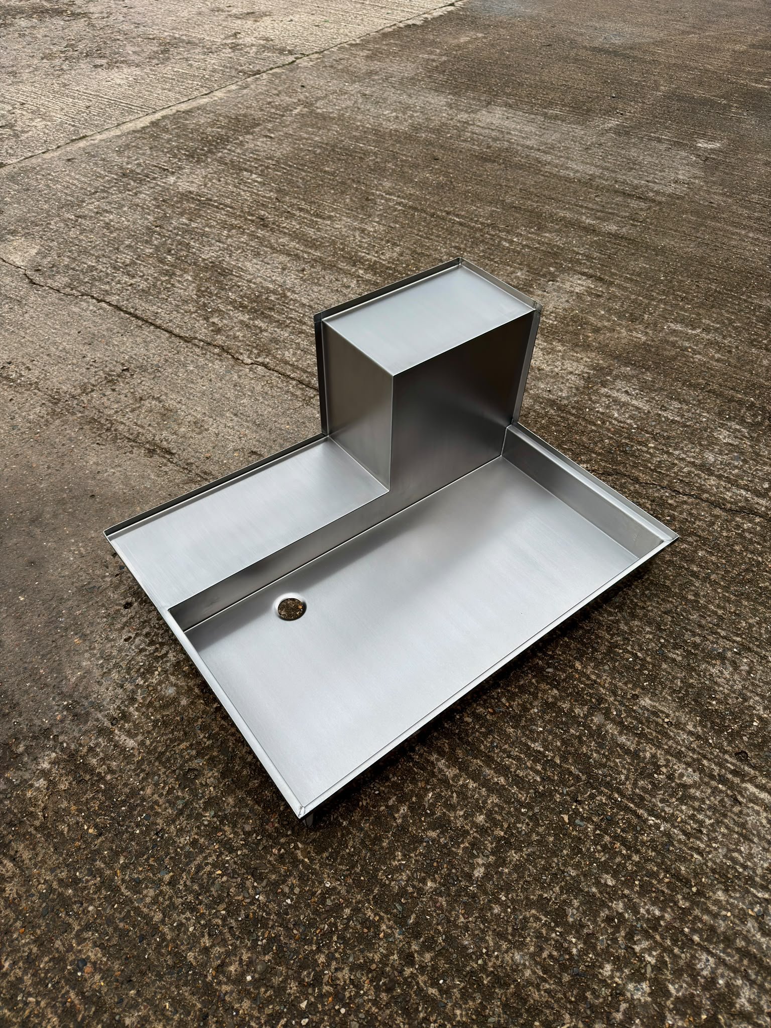 stainless steel shower tray