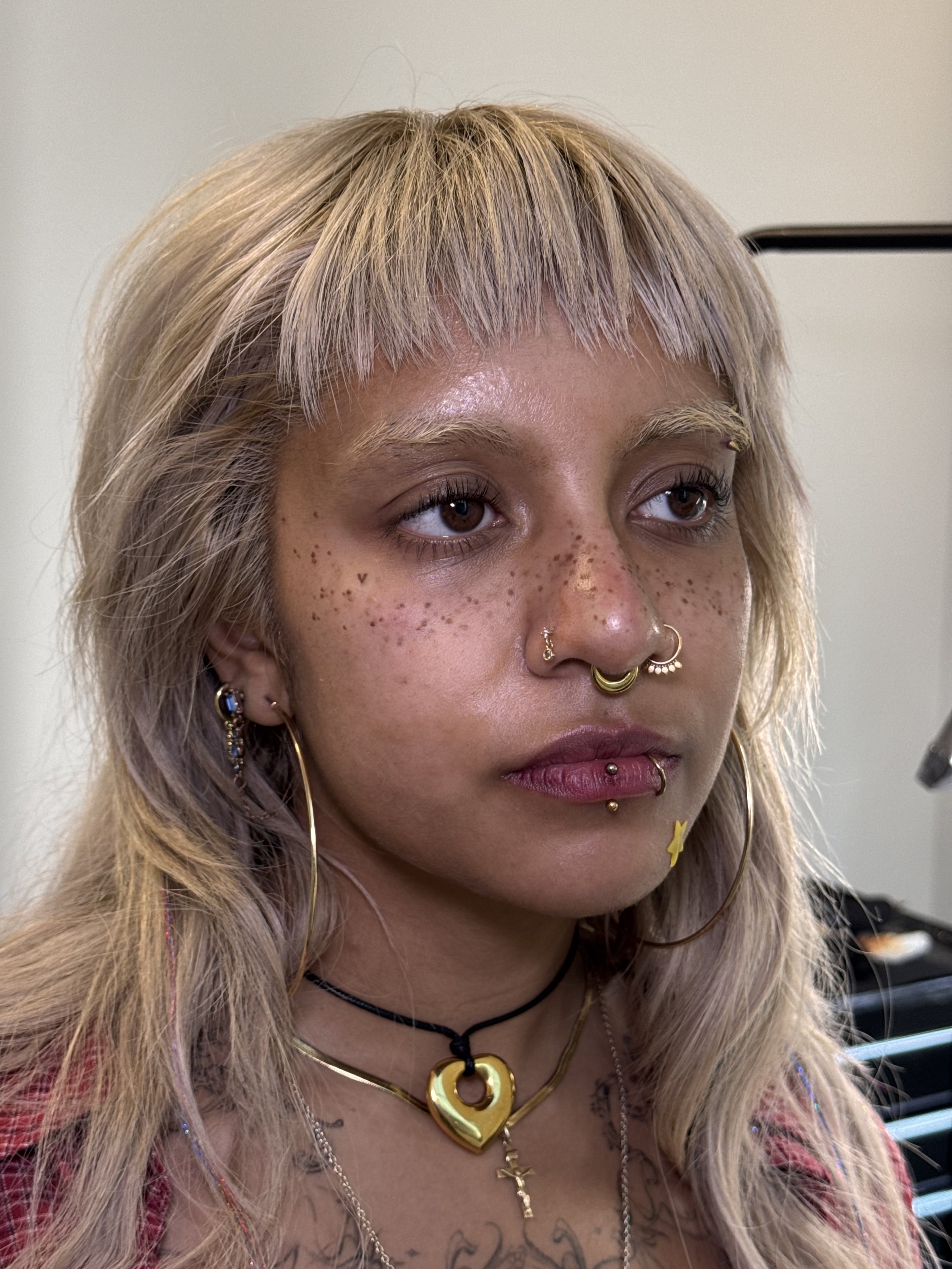 before and after faux freckle tattoo treatment pmu leeds with fresh and healed freckles
