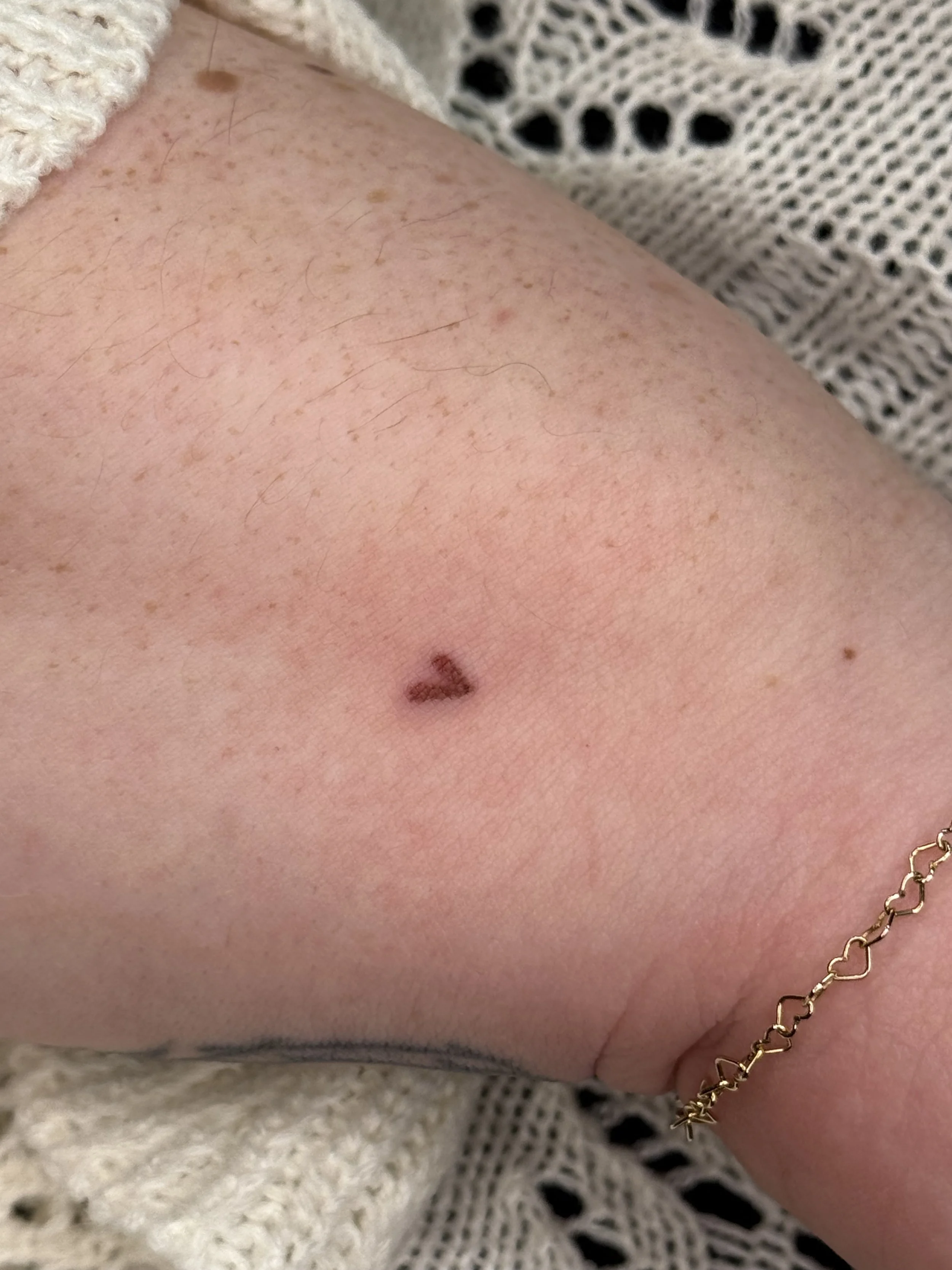 Heart freckles pmu tattoo leeds manchester uk