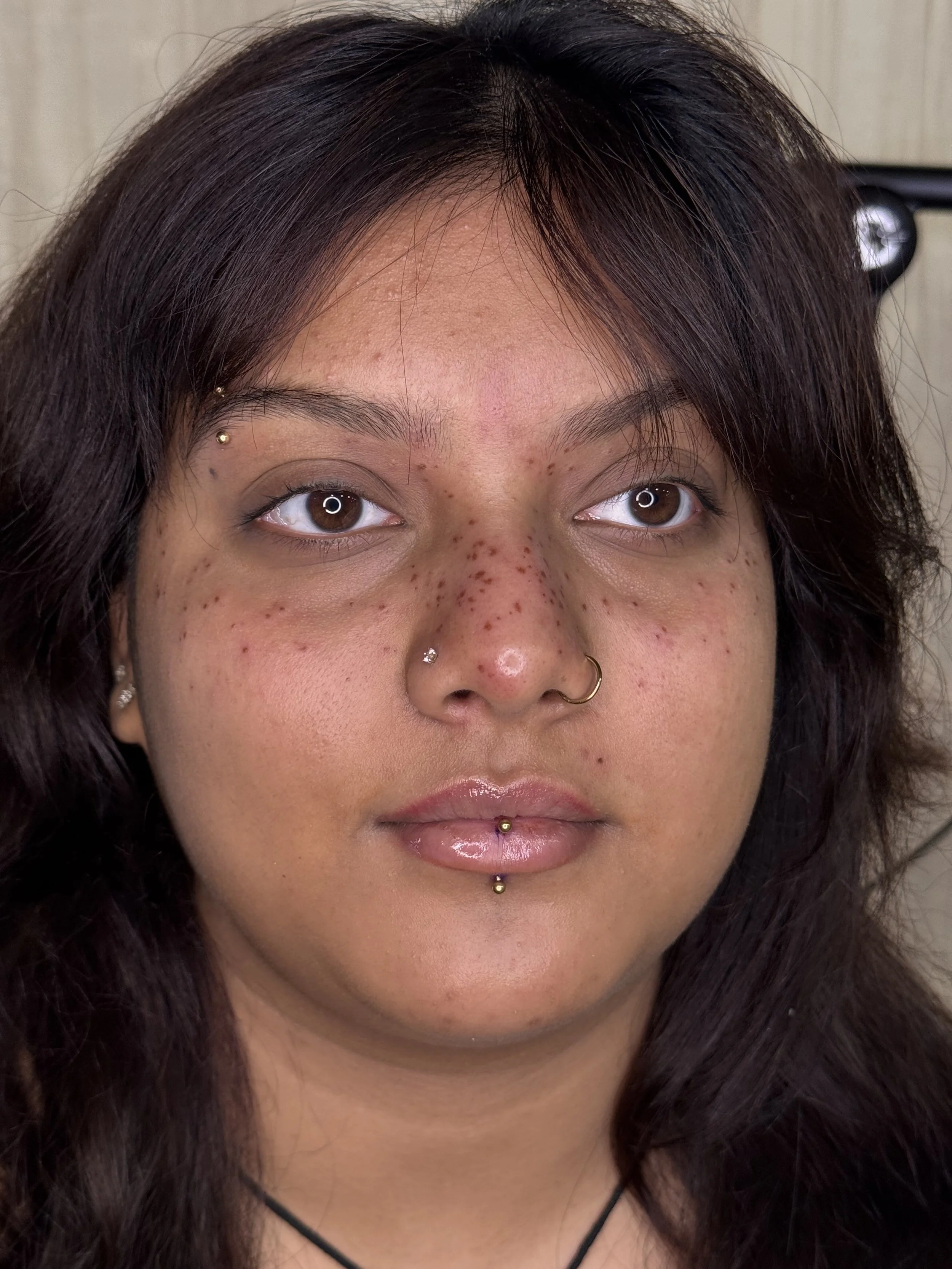 faux freckle tattoo permanent make-up pmu leeds yorkshire uk england