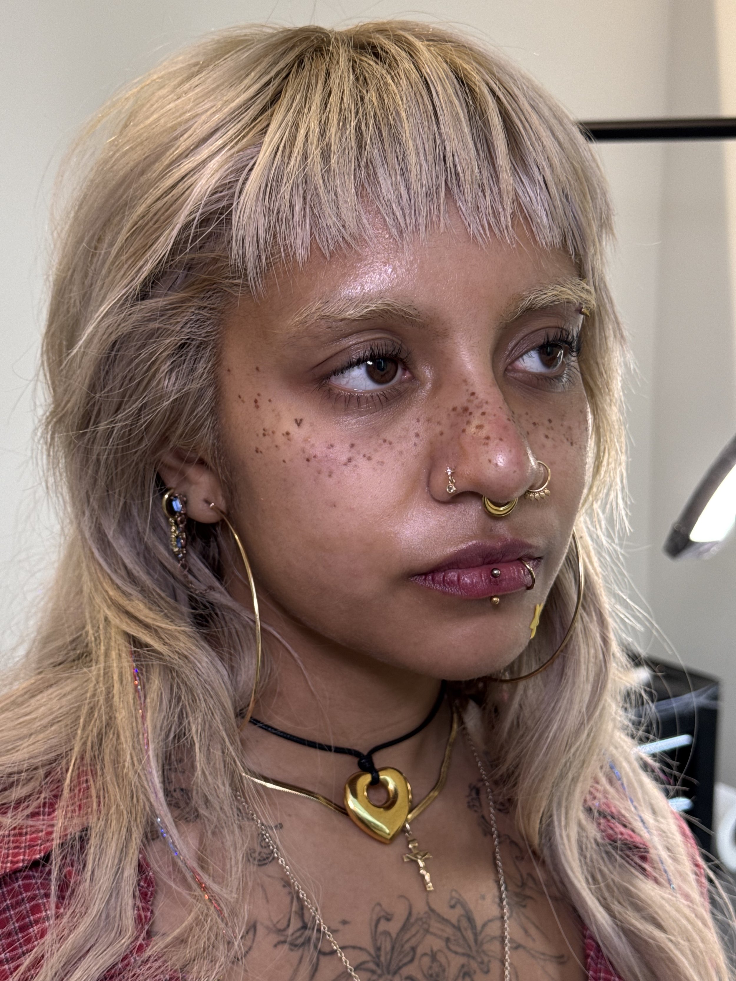 Medium coverage faux freckle tattoos