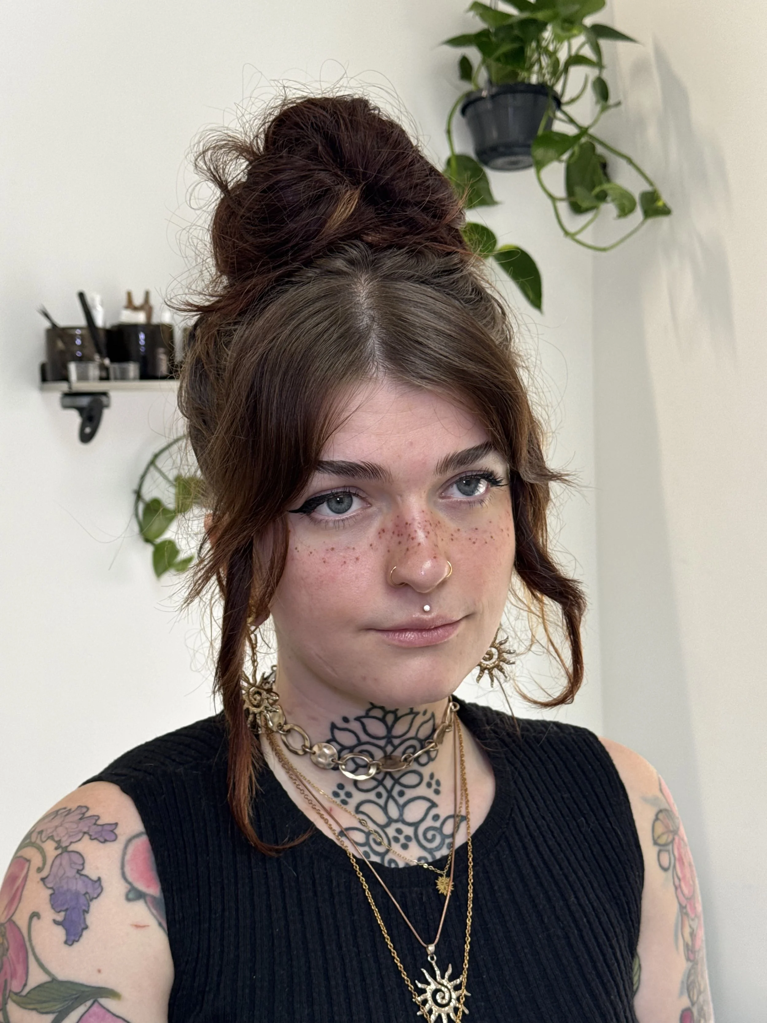 Light coverage faux freckle tattoos leeds london manchester