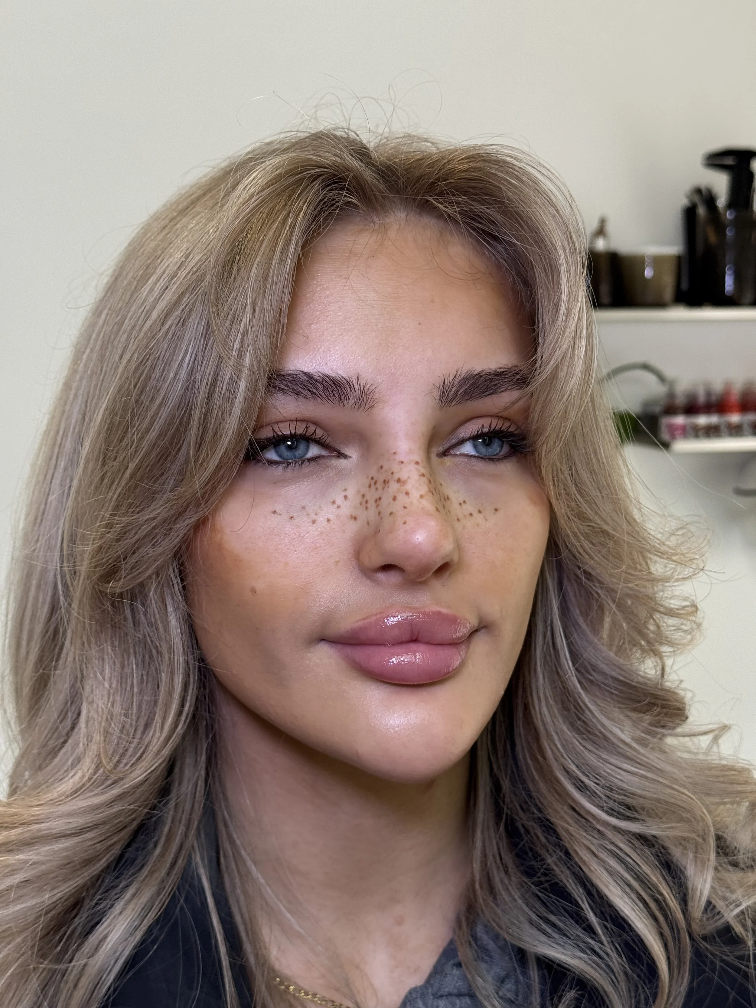 Light coverage faux freckle tattoos leeds london manchester