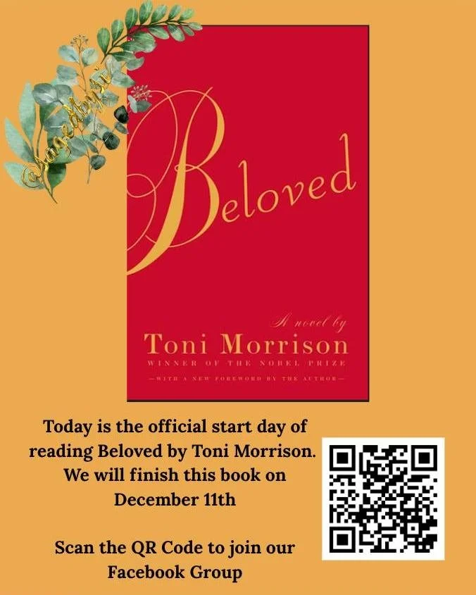 This month, Chills &amp; Thrills voted to read Beloved by Toni Morrison. We will be reading this book for the next six weeks because we are taking our time to textually analyze, converse, and deep dive into themes. Not only is this a good thriller, b