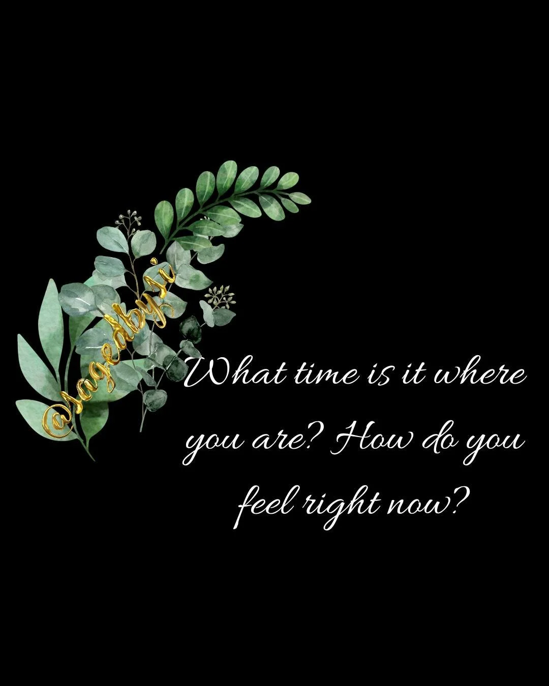 Today's journal prompt: What time is it where you are? How do you feel right now?

#journaling #foodforthought #storytime
