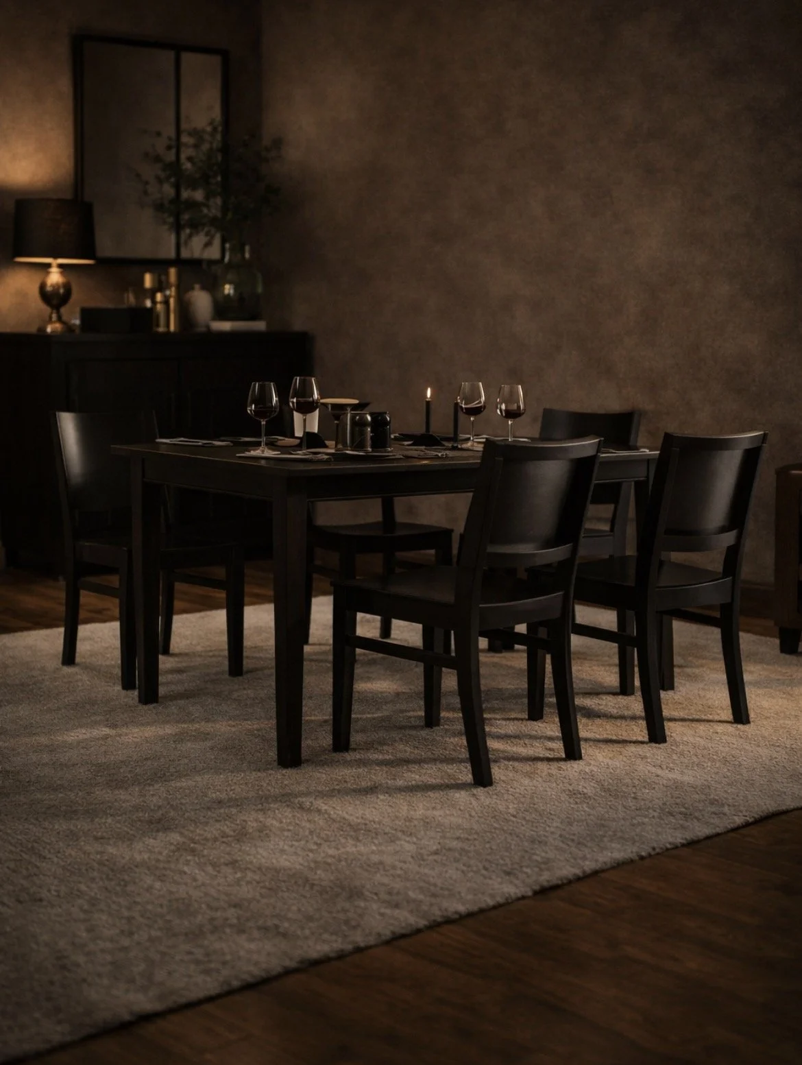 10 Naples Commercial Grade Solid Wood Dining Chairs with Curved Backrests and Black Finish