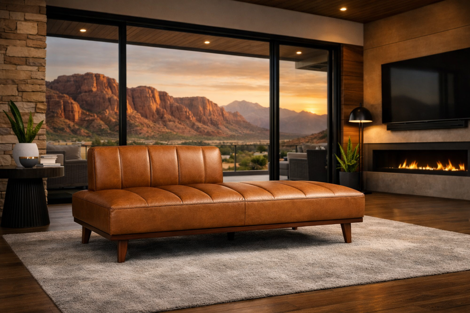 Leather Daybed