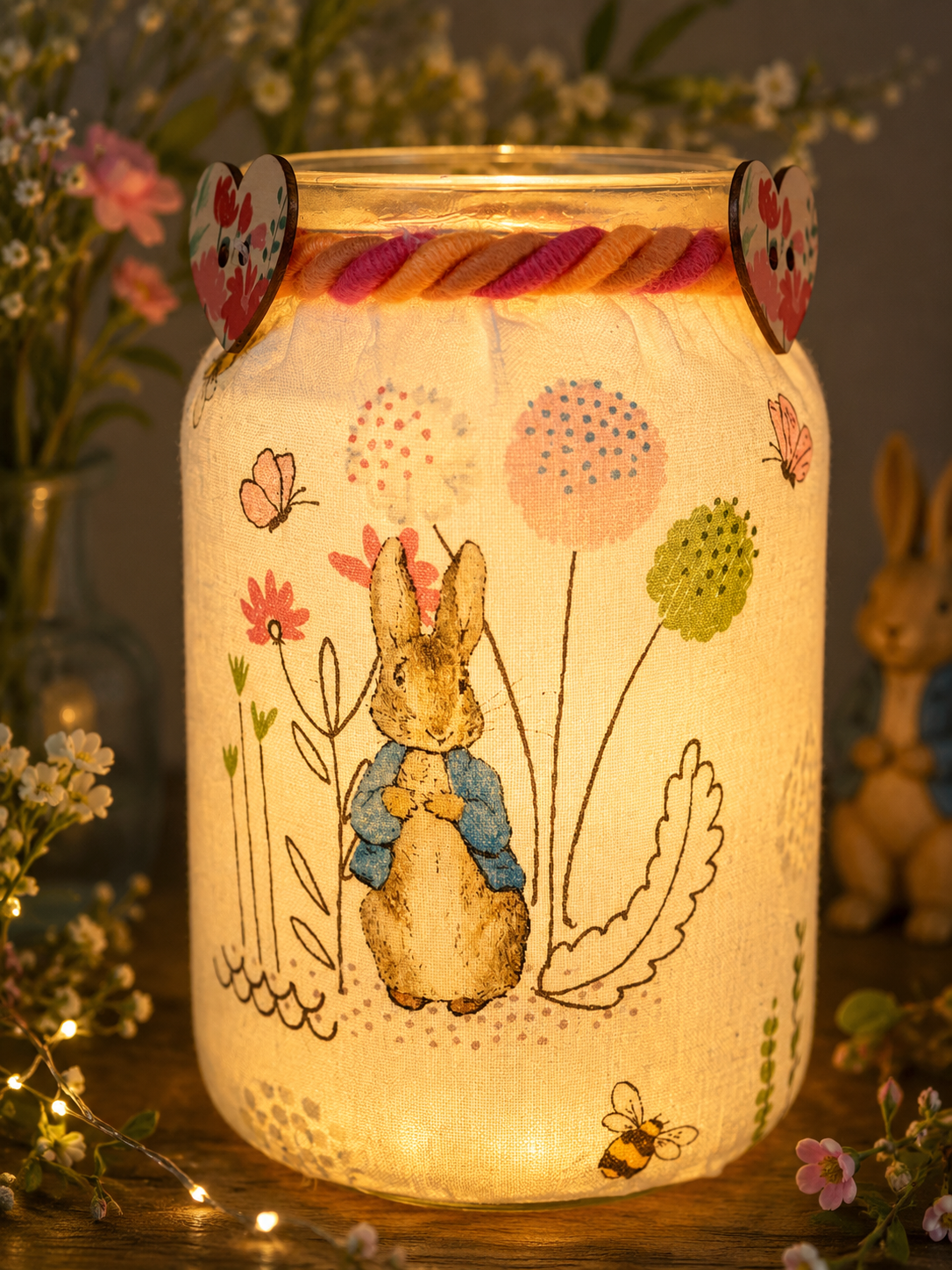 Peter's Garden Tale Flameless Candleholder Large