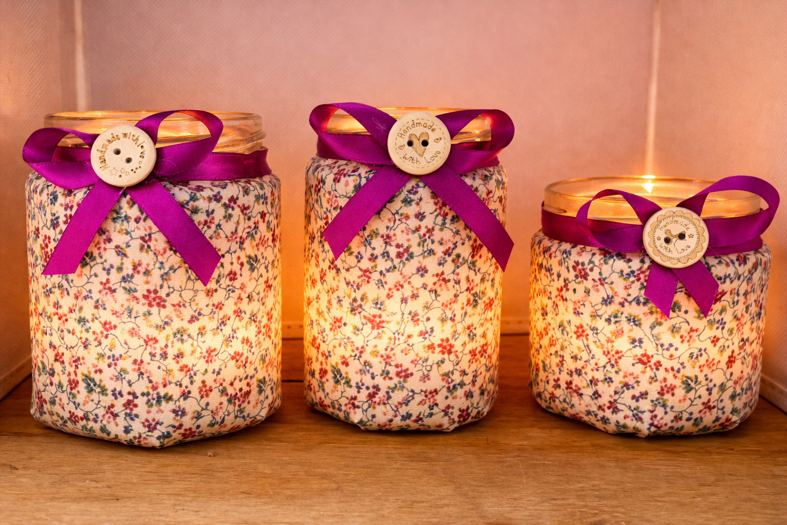 Flower Trio Flameless Candleholders