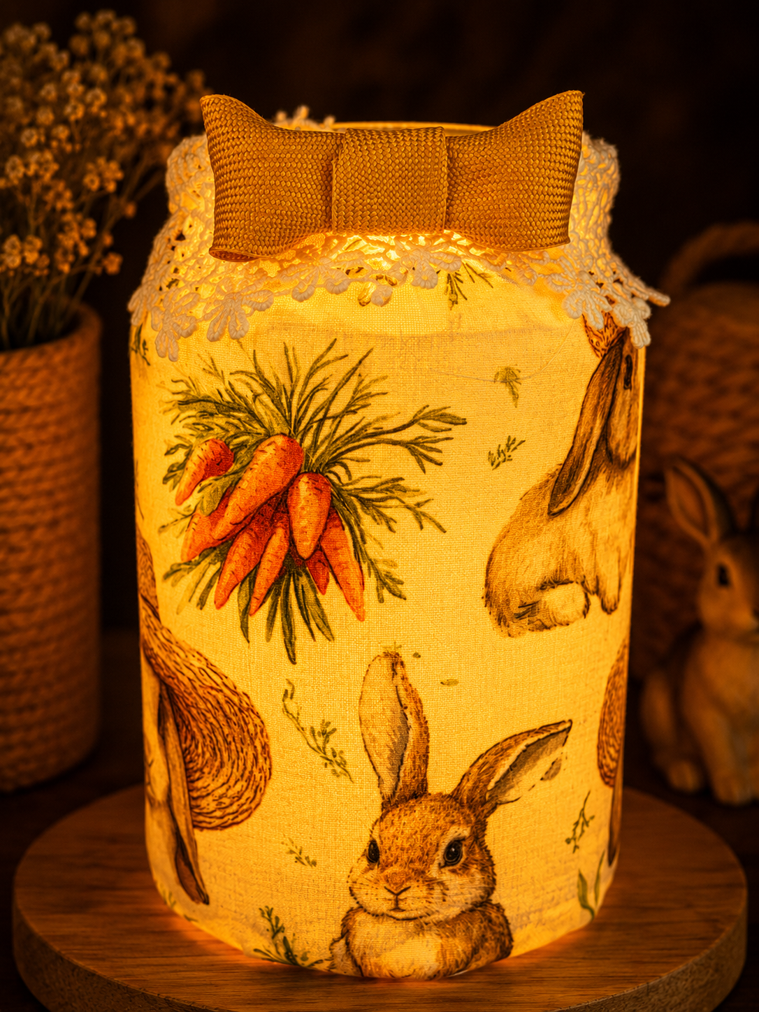 Cottage Patch Garden Party Flameless Candleholder Large