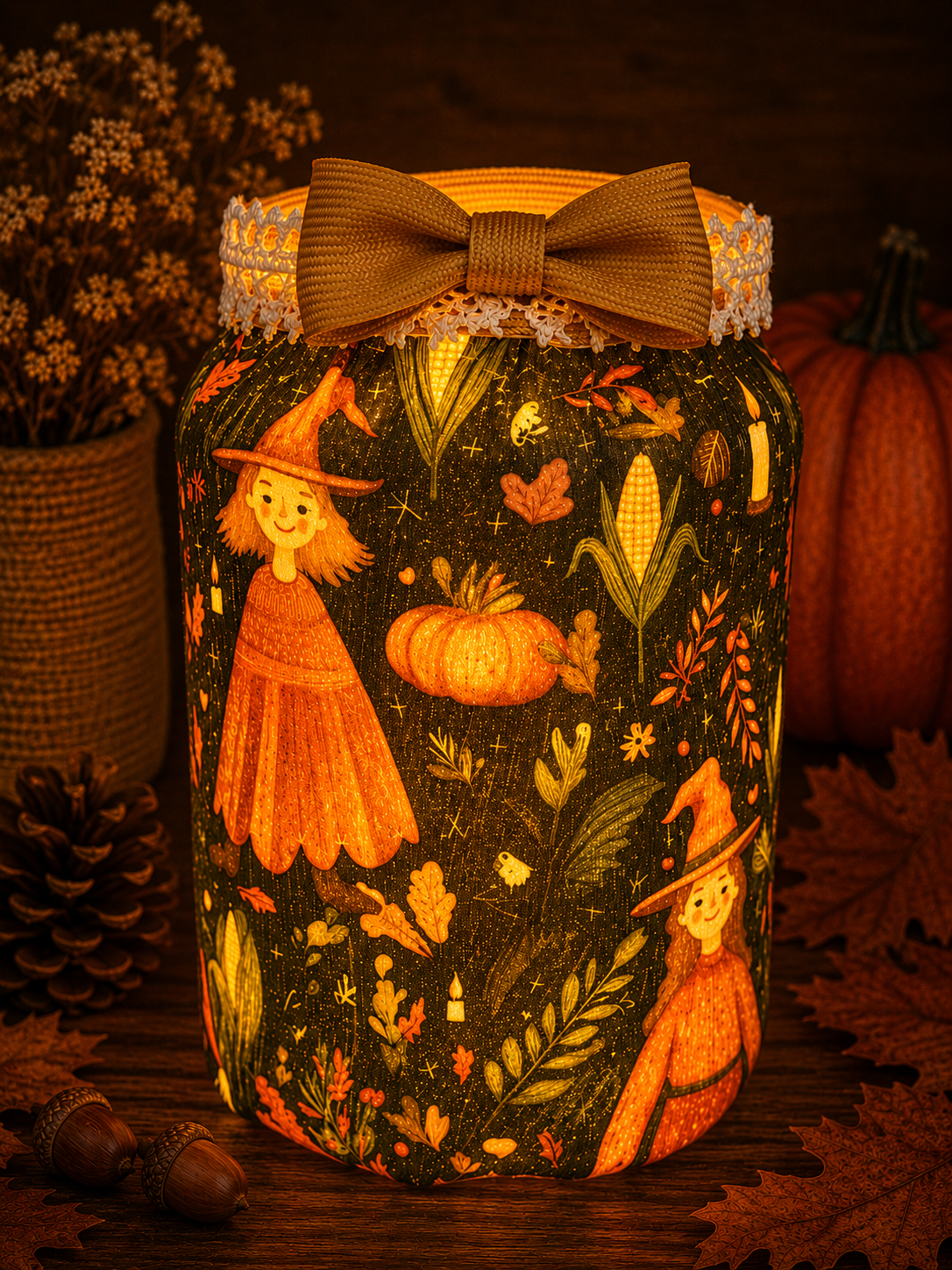 A Witches Adventure Flameless Candleholder Large