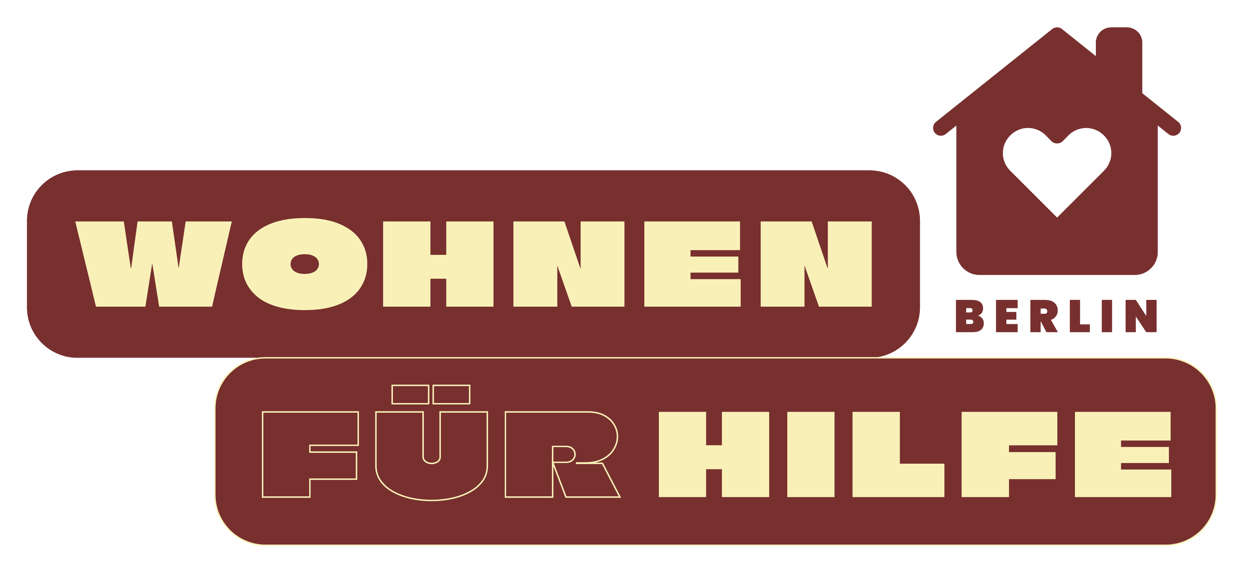 Das Logo von WOHNEN FÜR HILFE BERLIN.