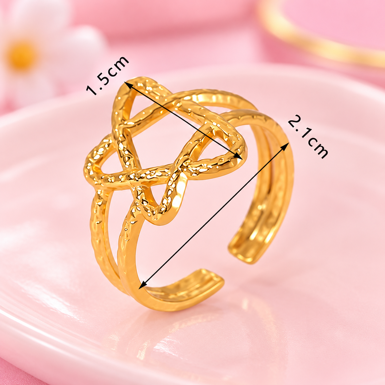 Gold Adjustable Knot Ring with Measurements.png