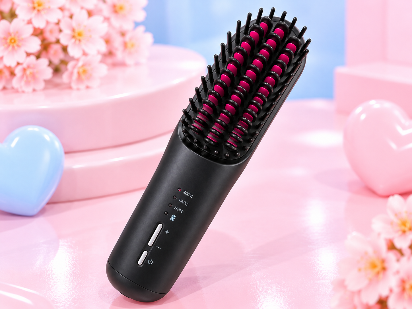 Pastel Pink Magenta Hair Brush.png