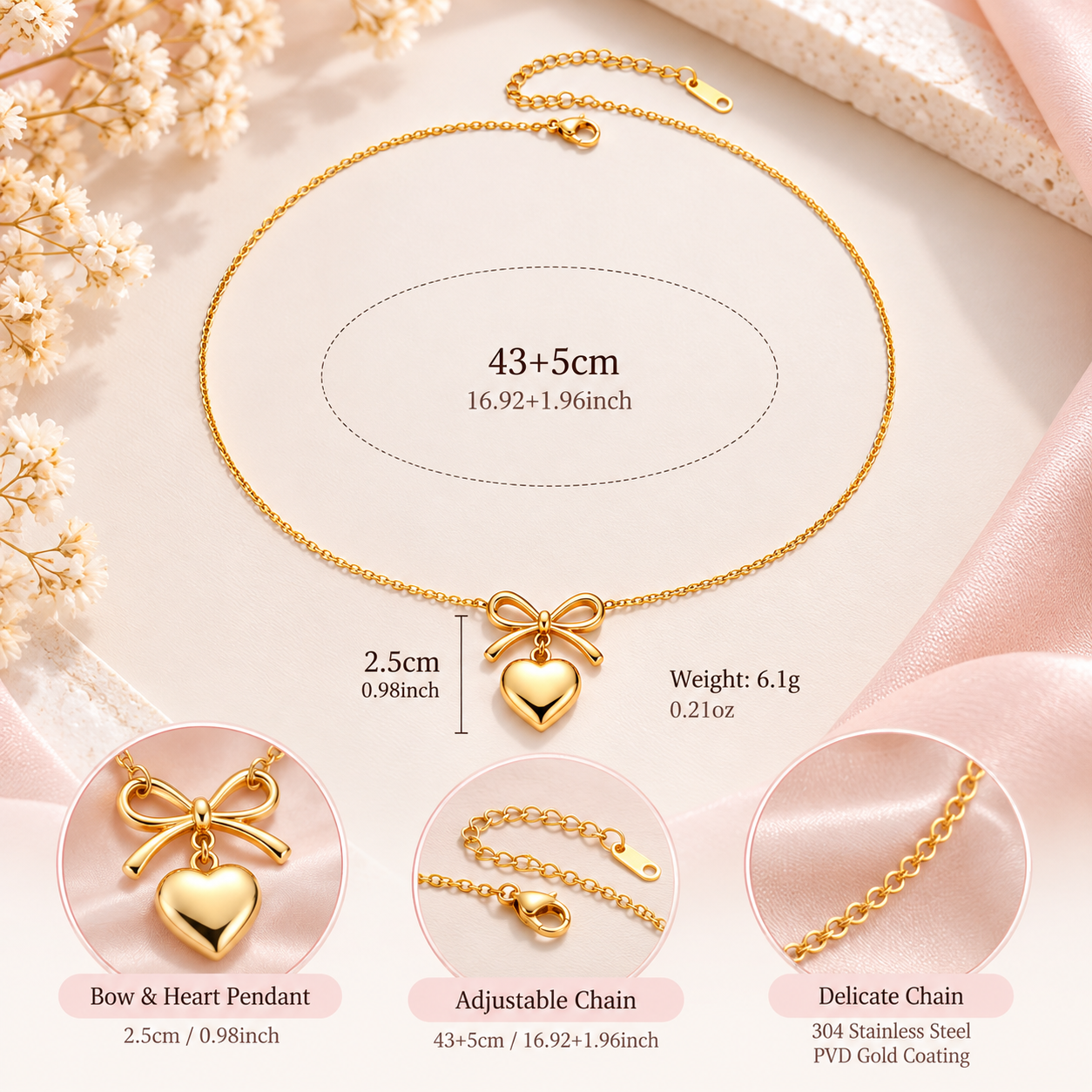 Gold Bow and Heart Necklace Infographic.png