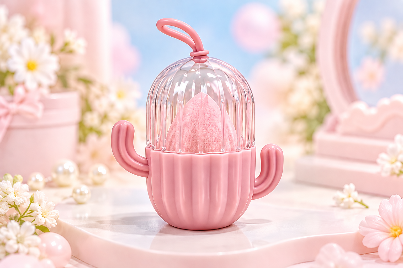 Dreamy Pink Cactus Beauty Holder.png
